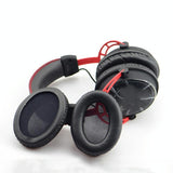 2-Pack Leather Ear Pad Covers For Kingston Cloud Silver Ii Headset - Grid Design-1915197820386807813