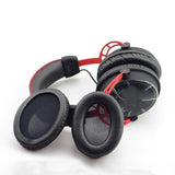 2-Pack Leather Ear Pad Covers For Kingston Cloud Silver Ii Headset - Black-1915197636936339461