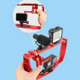 Underwater Dual Handheld Grip For Gopro Hero9 / 8 / 7 - Red-1915197962196226049