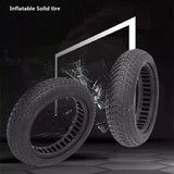 Xiaomi M365 / M365 Pro Electric Scooter Tire - 8.5 Anti-Stab Hollow Rubber - Black-1915196883001806854