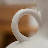 Large Unglazed Ceramic Vase For Home Decor And Dried Flower Arrangements-1915198260918751236