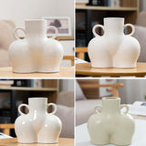 Small Unglazed Ceramic Vase For Home Decor And Dried Flower Arrangements-1915198089866645505