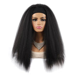 1B True Colour Long Hair Turban Headband With Corn Beard Wig-1915198314324824064