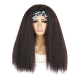 4Xk Long Hair Turban Headband With Corn Beard Wig-1915198399725047808
