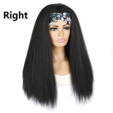 Turban Headband With Long Hair And Corn Beard Wig-1915197706809249794