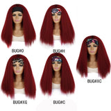Bug Xg Long Hair Turban Headband With Corn Beard Wig-1915197538441498625