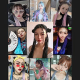 Vibrant Braid Hair Band With Corn Silk Dreadlocks And Ponytail - Colour 08-1915197640086261764