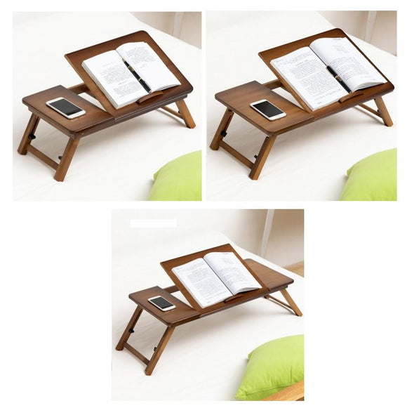 Adjustable Folding Laptop Desk For Dorm Or Study - Height And Space Saver-1915197649557000193