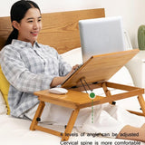 Adjustable Folding Laptop Desk For Dorm Or Study - Height And Space Saver-1915197649557000198