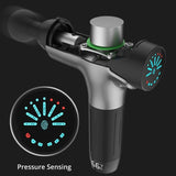 Silver Gray Muscle Vibration Massager - Fitness Massage Gun-1915196531326193666