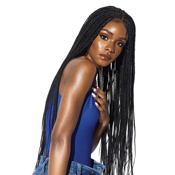 Stretch Mesh Braid Wig For Long Hair-1915197140762759169