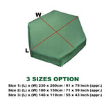 Hexagonal Bunker Toy Cover - 180X150Cm - Uv Dust And Waterproof - Green-1915196973921734658