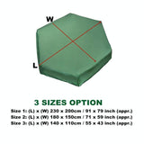 Waterproof Hexagonal Toy Cover - Uv & Dust-Proof - 140X110Cm - Green-1915196650058551298