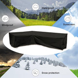210X270X85Cm Black Outdoor Corner Sofa Cover For Garden Furniture-1915196662683406337