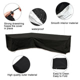 210X270X85Cm Black Outdoor Corner Sofa Cover For Garden Furniture-1915196662683406339
