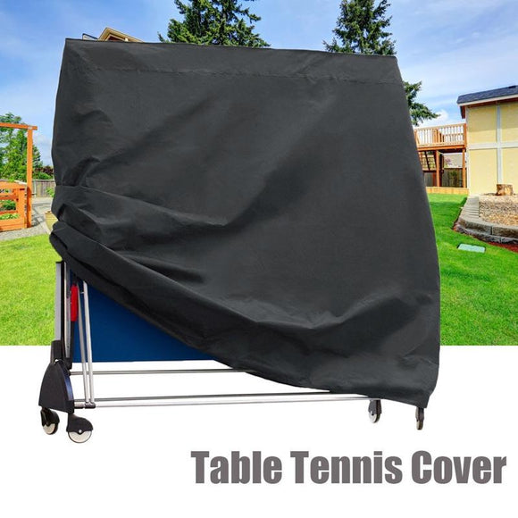 Waterproof Outdoor Table Tennis Cover - 165X70X185Cm - Black / Silver-1922443424066310145