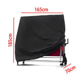 Waterproof Outdoor Table Tennis Cover - 165X70X185Cm - Black / Silver-1922443424066310146