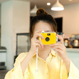 Retro Waterproof Camera With Disposable Film - Cute White Shell-1915196956624424964
