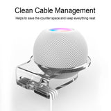Wall-Mounted / Desktop Acrylic Bracket For Apple Homepod Mini - White-1922443420673118212