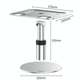 Portable Aluminum Laptop Stand For Better Cooling And Ergonomic Use-1915197856449433602