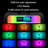 Small Led Video Fill Light For Vlogging And Photography - 6W Rgb Black-1915196931374714883