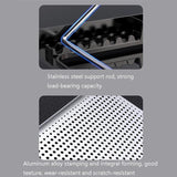 Space Silver Silent Laptop Cooler-1915197969318154245