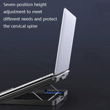 6-Fan Alloy Laptop Cooling Bracket - Silent-1915197805295702018