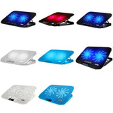 Adjustable Dual Fan Laptop Cooling Stand - Ivory-1915197835092037641
