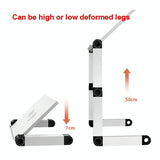 Portable Folding Laptop Desk With Adjustable Height And Storage-1915197821879980036
