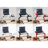 Portable Folding Laptop Desk With Adjustable Height And Storage-1915197638307876866