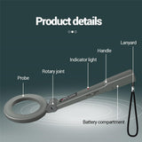 High-Precision Handheld Metal Detector For Airport Scanning-1915198322738597894