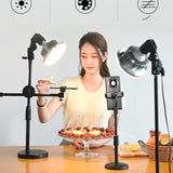 700W Mushroom Lamp & Stand For Mobile Phone Photography-1915197023557128195