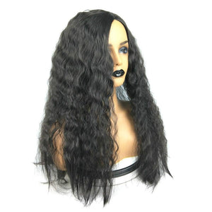 Long Curly Chemical Fiber Wig For Women-1915196957064826881