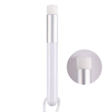 6-Piece Soft Nasal Washing Brush For Blackhead Removal And Deep Cleansing - Flat Head Silver / White-1915197532087128069
