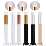 6-Piece Soft Nasal Washing Brush Set For Blackhead Removal And Deep Cleansing - Flat Head Silver-1915198011785482241