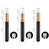6-Piece Soft Nasal Washing Brush Set For Blackhead Removal And Deep Cleansing - Flat Head Wood Silver-1915197714342219778