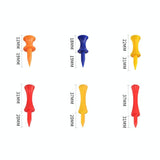 60-Piece Golf Plastic Ball Tee Set With Ribbon Needle - 68Mm Size-1915197441746014210