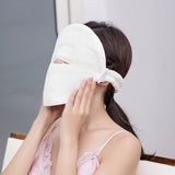 Facial Towel Face Mask With Hot And Cold Compress - Single Hole Straps-1915198123249111040