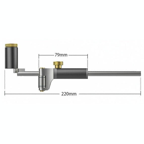 Woodworking Dual-Purpose Straight And Arc Marker-1915197215551393793