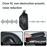 2 Leather Headset Earmuffs For Sony 1000Xm4 With Snap - Champagne-1915198145483116547