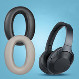2 Leather Headset Earmuffs For Sony 1000Xm4 - Champagne Lambskin No Snap-1915197644129570821