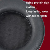 Black Lambskin Headset Earmuffs For Corsair Virtuoso Rgb - 2 Pack-1915197649863184387