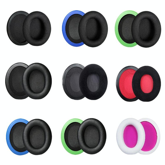 2-Pack Headset Earmuffs For Kingston Hyperx Cloud Ii - White / Rose Red-1915197039365459969