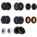 2-Pack Headset Earmuffs For Kingston Hyperx Cloud Ii / Alpha / Flight / Stinger - Black Ice Silk-1915198010950815745