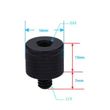 4-Piece A29 M4 To 1 / 4 Male Screw Adapter Set-1915197874820485121