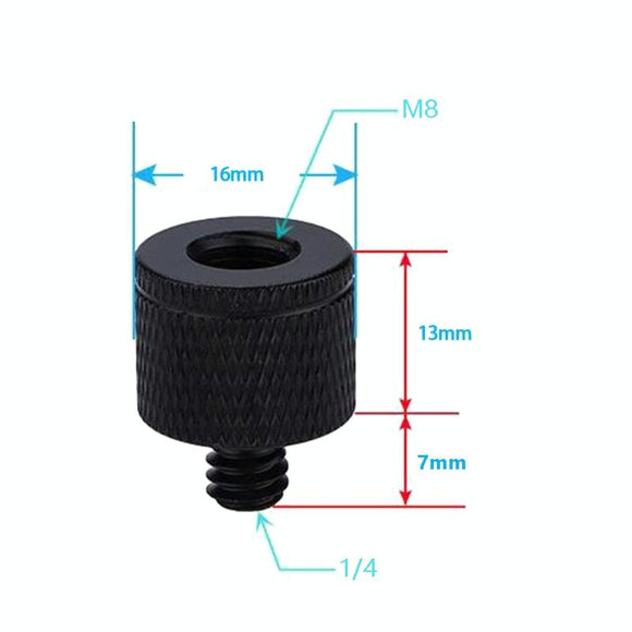 4-Piece A32 M8 To 1 / 4 Screw Adapter Set-1915197664769740801