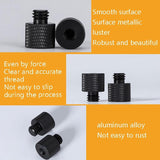 10-Pack 1 / 4 To 3 / 8 Screw Adapter - Black-1915197820097400835