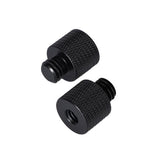 10-Pack 1 / 4 To 3 / 8 Screw Adapter - Black-1915197820097400836