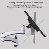 White Dual-Section Telescopic Monitor Stand - Wall-Mounted-1915196926589014020
