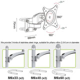 Wall Mount Monitor Stand - No Drilling Needed-1915197754045501444